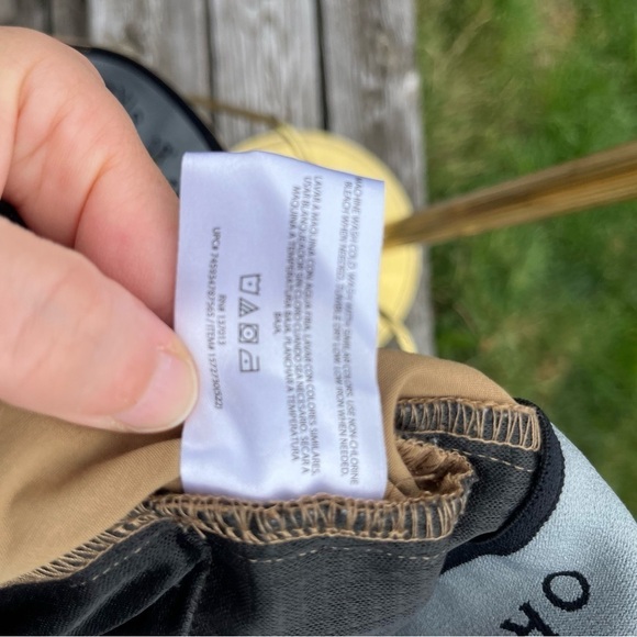 ORVIS ~ Men’s Brown Nylon Outdoor Fishing Cargo Shorts - Picture 7 of 8